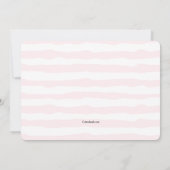 Fleur frontière rose invitation religieuse (Dos)