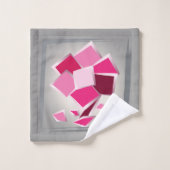 Fleur fuchsia Abstraite (Gant de toilette)