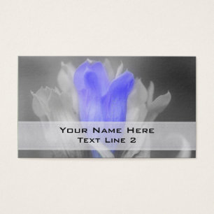 Fleur Gentienne Bleue En Noir Et Blanc