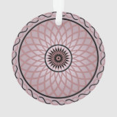 Fleur géométrique rose pourpre (dos)