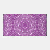 Fleur géométrique violette radiante (Recto)