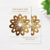 Fleur Gold Burst sur présentoir à boucles d'oreill (Bureau)