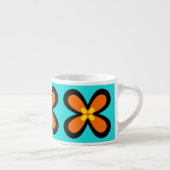 fleur graphique audacieuse CaféOlé 6oz. tasse de (Droite)
