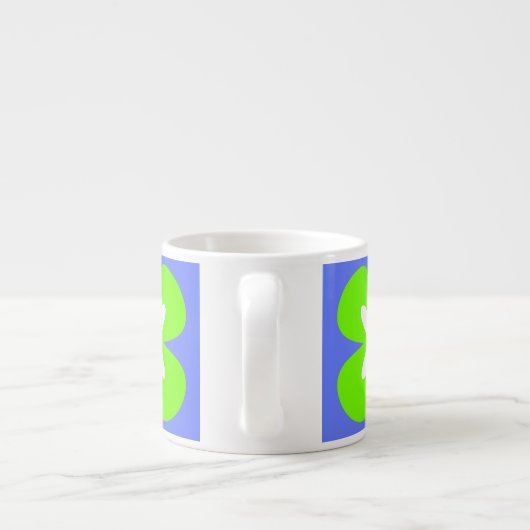 fleur graphique audacieuse CaféOlé 6oz. tasse de (Dos)