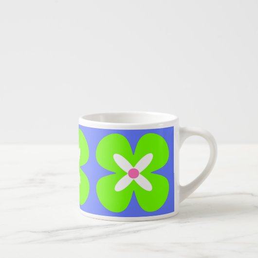 fleur graphique audacieuse CaféOlé 6oz. tasse de (Droite)