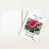 Fleur hibiscus en pixel art planner (Display)