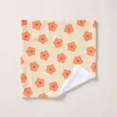 Fleur Hippie Orange Peach Preppie (Gant de toilette)