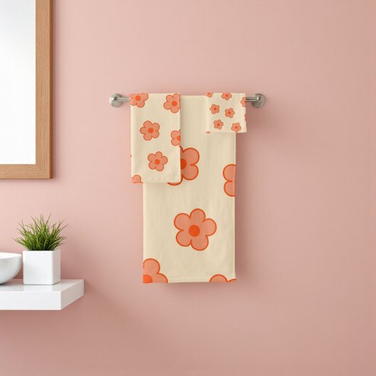 Fleur Hippie Orange Peach Preppie