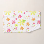 Fleur Hippy Style Daisées (Serviette à main)