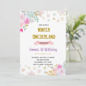 Fleur hiver onederland invitation (Debout devant)