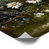 Fleur impression de rouleau de papier toilette, sa (Coin)