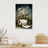 Fleur impression de rouleau de papier toilette, sa (Cuisine)