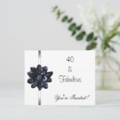 Fleur Invitation de la partie Black Sequin Fabuleu (Debout devant)