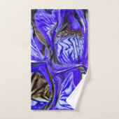 Fleur Iris Violet (Serviette à main)
