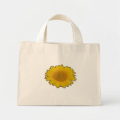 Fleur jaune biologique sur le sac (Devant)