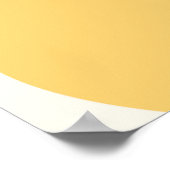 Fleur Jaune Citation Focus Art Mural (Coin)