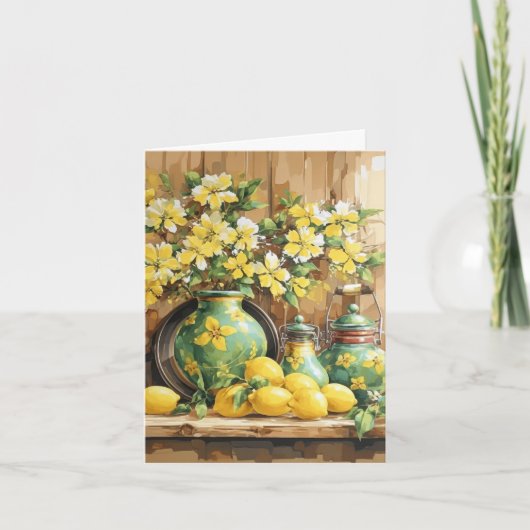 Fleur jaune citron blanc (Devant)