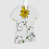 Fleur Jaune Fantaisiste Art Doodle (devant)