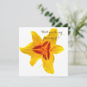 Fleur Jaune, Seras-tu ma carte fleurie (Debout devant)