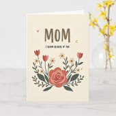 Fleur Je Fleuris Pour Toi Carte (Fleur jaune)