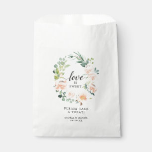 Fleur Jolie Floral Favor Bag Love is Sweet Bedankzakje