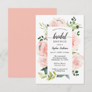 Fleur Jolie Floral Vrijgezellenfeest nodigt uit Kaart