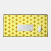 Fleur jonquille jaune Motif sans couture sur (Clavier et souris)