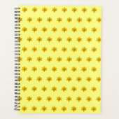 Fleur jonquille jaune Motif sans couture sur le pl (Devant)