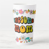 Fleur Latte Mug de puissance MOM 70 sur le thème (Devant)