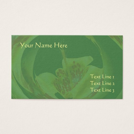 Fleur Lily Jaune tachetée (Devant)