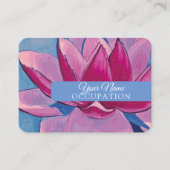 Fleur Lotus - Carte de visite (Devant)