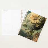 Fleur Lune et charme Vintage (Devant avec enveloppe)