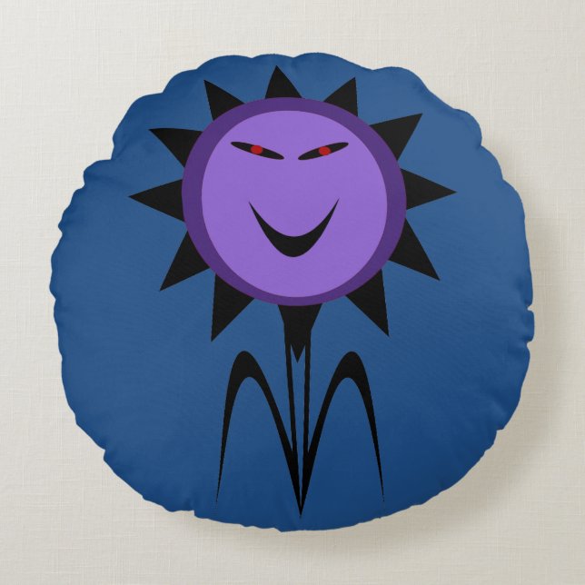 Fleur mall Kawaii Gioth Coussin d'Halloween (Devant)