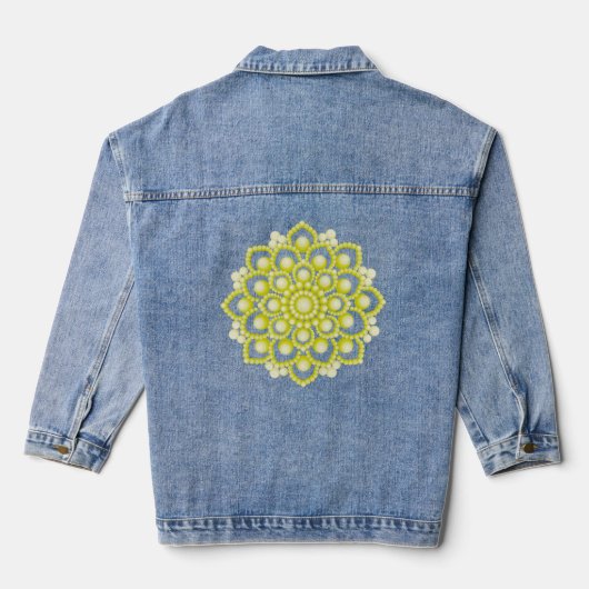 Fleur Mandala jaune (Verso)