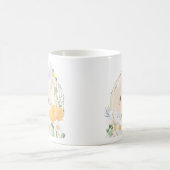 Fleur marguerite et tulipes Mug personnalisée (Centre)