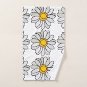 Fleur marguerite marguerite (Serviette à main)