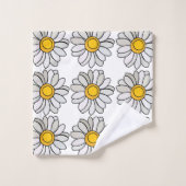 Fleur marguerite marguerite (Gant de toilette)