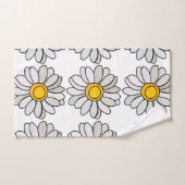 Fleur marguerite marguerite (Serviette à main)