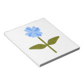 Fleur marguerite Passez Bleu Bloc-notes (Incliné)