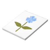 Fleur marguerite Passez Bleu Bloc-notes (Tourné)