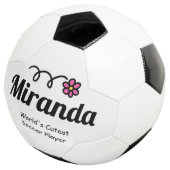 Fleur marguerite rose mignonne bal de football per (3/4)