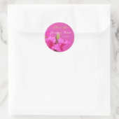 Fleur mariage faveur merci autocollants (Sac)