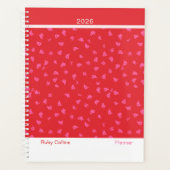 Fleur Moderne Rouge Enjouée (Devant)