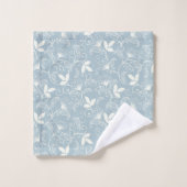 Fleur Motif Printemps Floral (Gant de toilette)