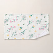 Fleur Motif Printemps Floral (Serviette à main)