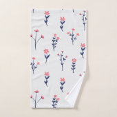 Fleur Motif Printemps Floral (Serviette à main)