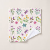Fleur Motif Printemps Floral (Gant de toilette)
