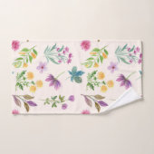 Fleur Motif Printemps Floral (Serviette à main)