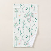 Fleur Motif Printemps Floral (Serviette à main)