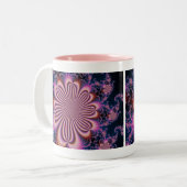 Fleur - Mug fractale (Devant gauche)
